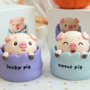 POP Bobblehead Pig Dashboard Decoration